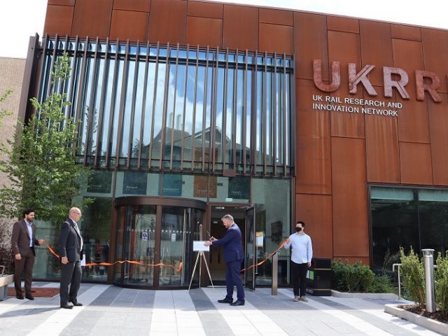 New UoB rail research building.