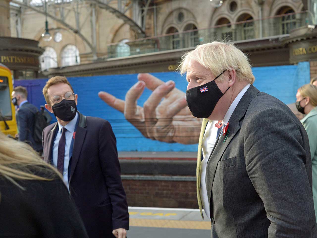 Prime Minister Boris Johnson was introduced by Mayor of the West Midlands Andy Street to the teams behind the new technology.