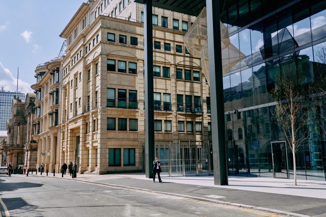 103 Colmore Row entrance in Birmingham.