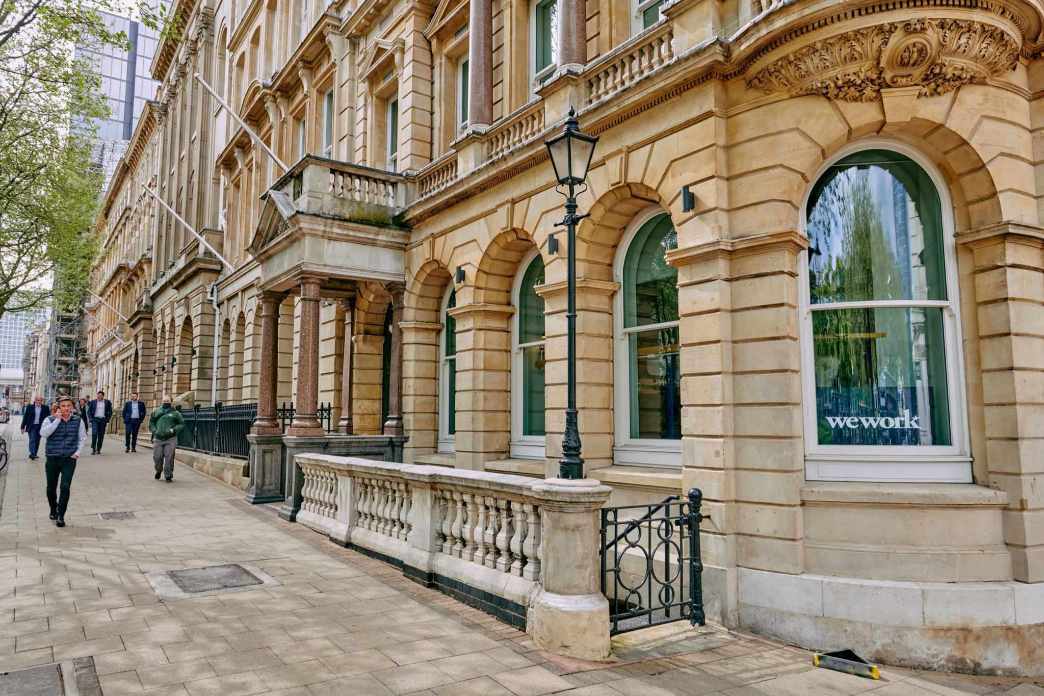 Office buildings along Colmore Row.