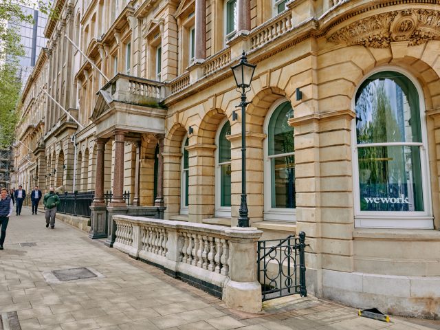 Office buildings along Colmore Row.