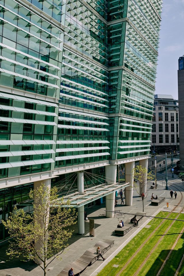 Office buildings at Snow Hill, Birmingham.