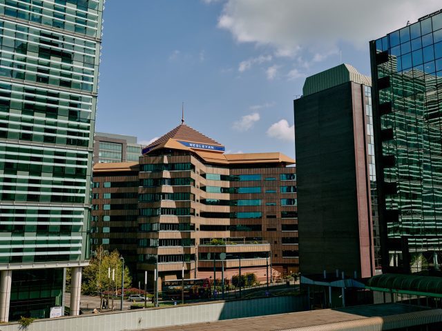 Colmore Business District buildings, including the Wesleyan building.