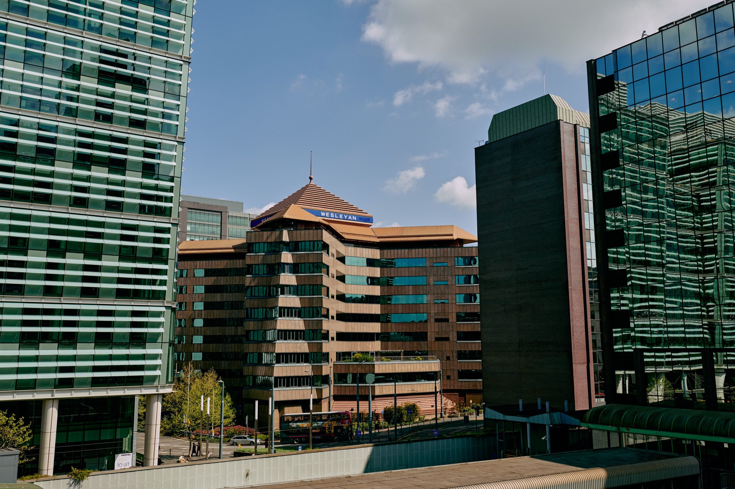 Colmore Business District buildings, including the Wesleyan building.