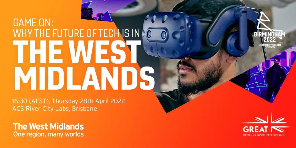 Game on: Why the future of tech is in the West Midlands. Banner.