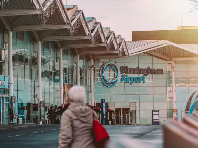 Birmingham Airport.