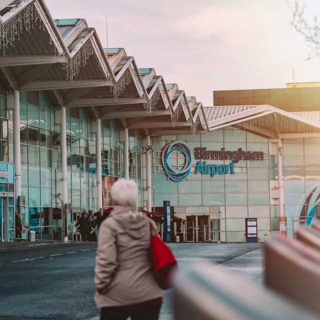 Birmingham Airport.