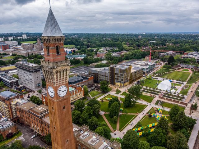 University of Birmingham campus.