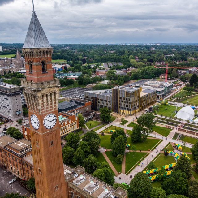 University of Birmingham campus.