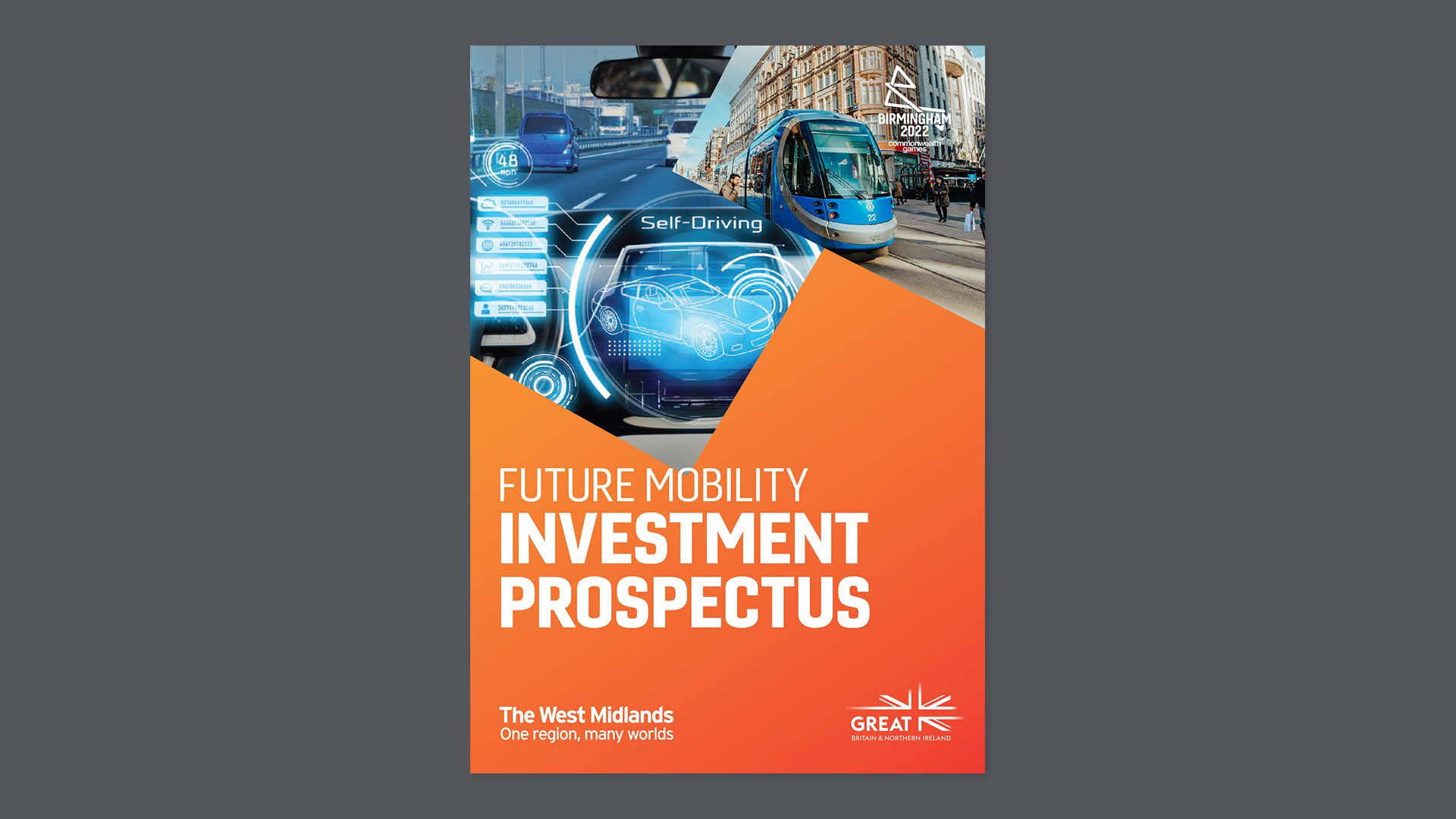 'Future Mobility Investment Prospectus' brochure cover.