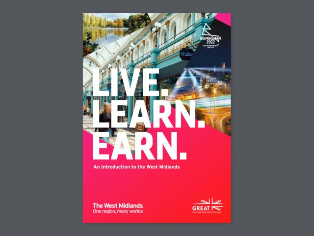 'Live Learn Earn' brochure cover.
