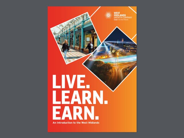 West Midlands Quality of Life brochure titled Live Learn Earn