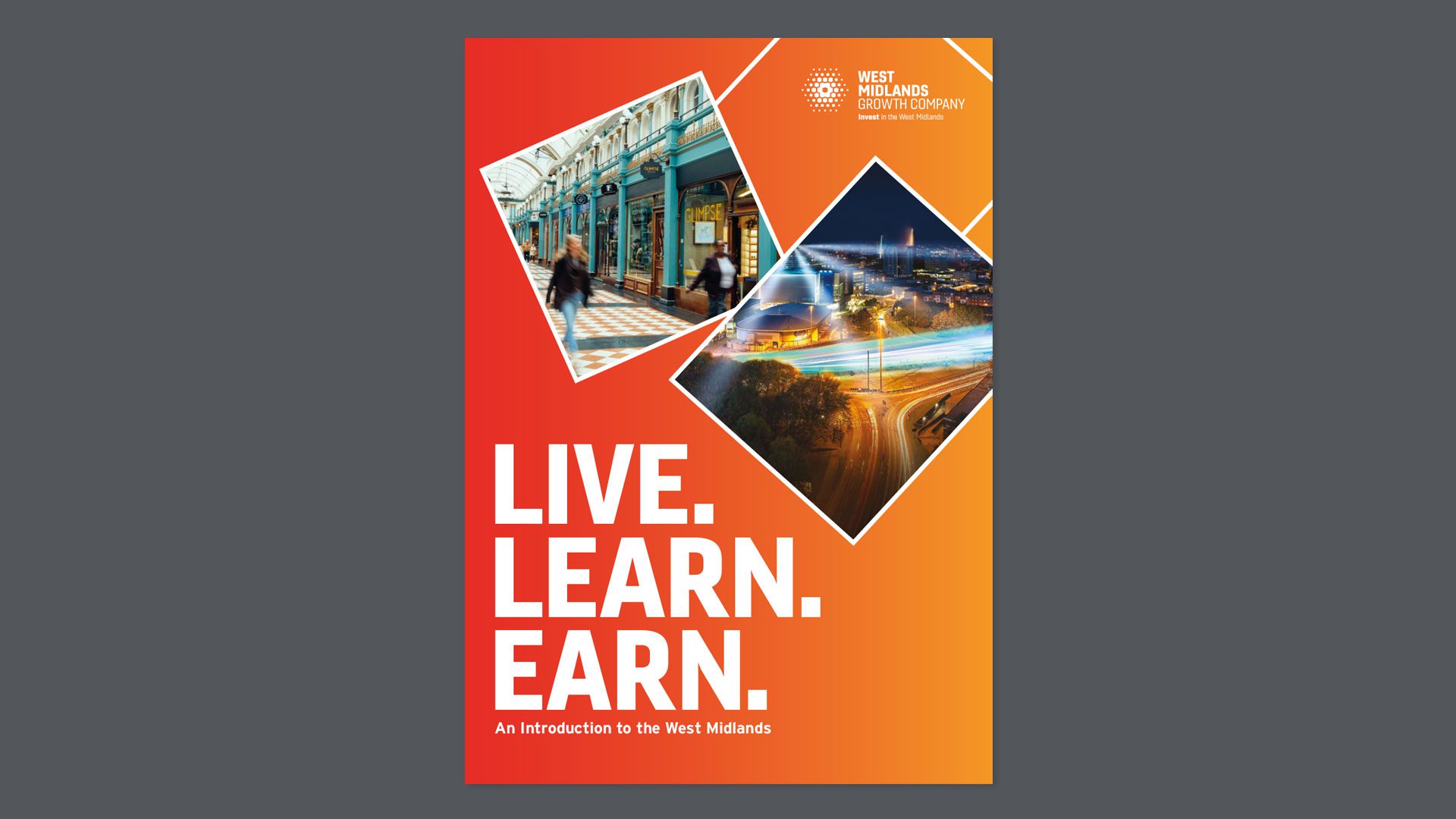 West Midlands Quality of Life brochure titled Live Learn Earn