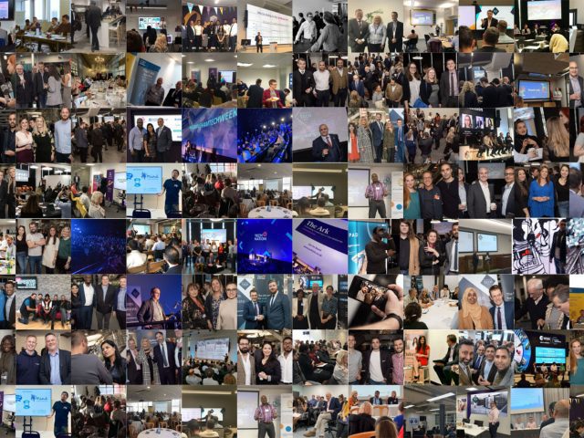 Collage of moments from Birmingham Tech Week.