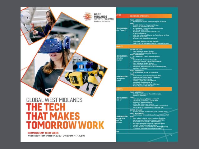Global West Midlands Tech Conference Programme cover