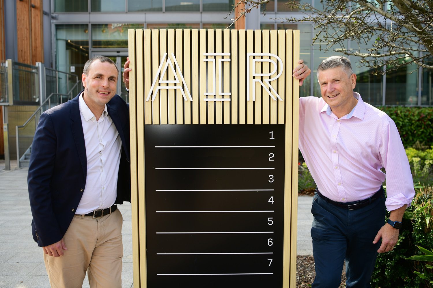 Ricardo Mantovani and Stephen Hunt BNP Paribas Solihull HQ