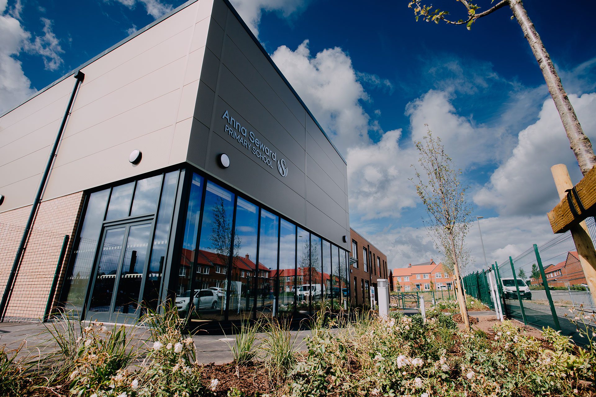The exterior of the Anna Sewards Primary School
